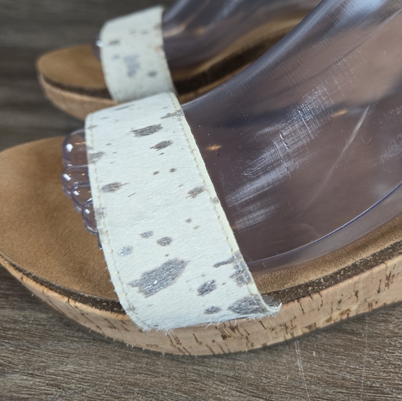 Stylish Blue Wedge Sandals - Picture 7 of 13